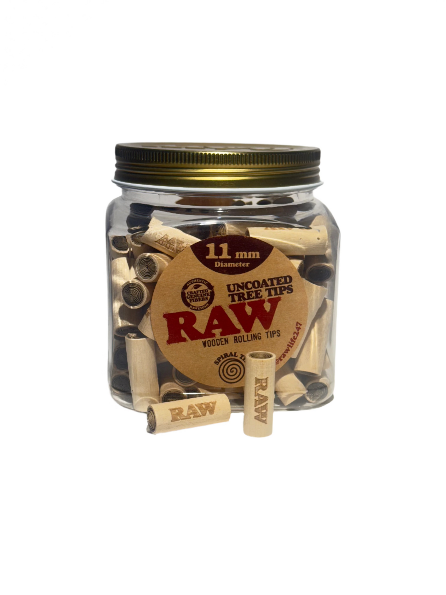Raw Uncoated Tree Tips Singles