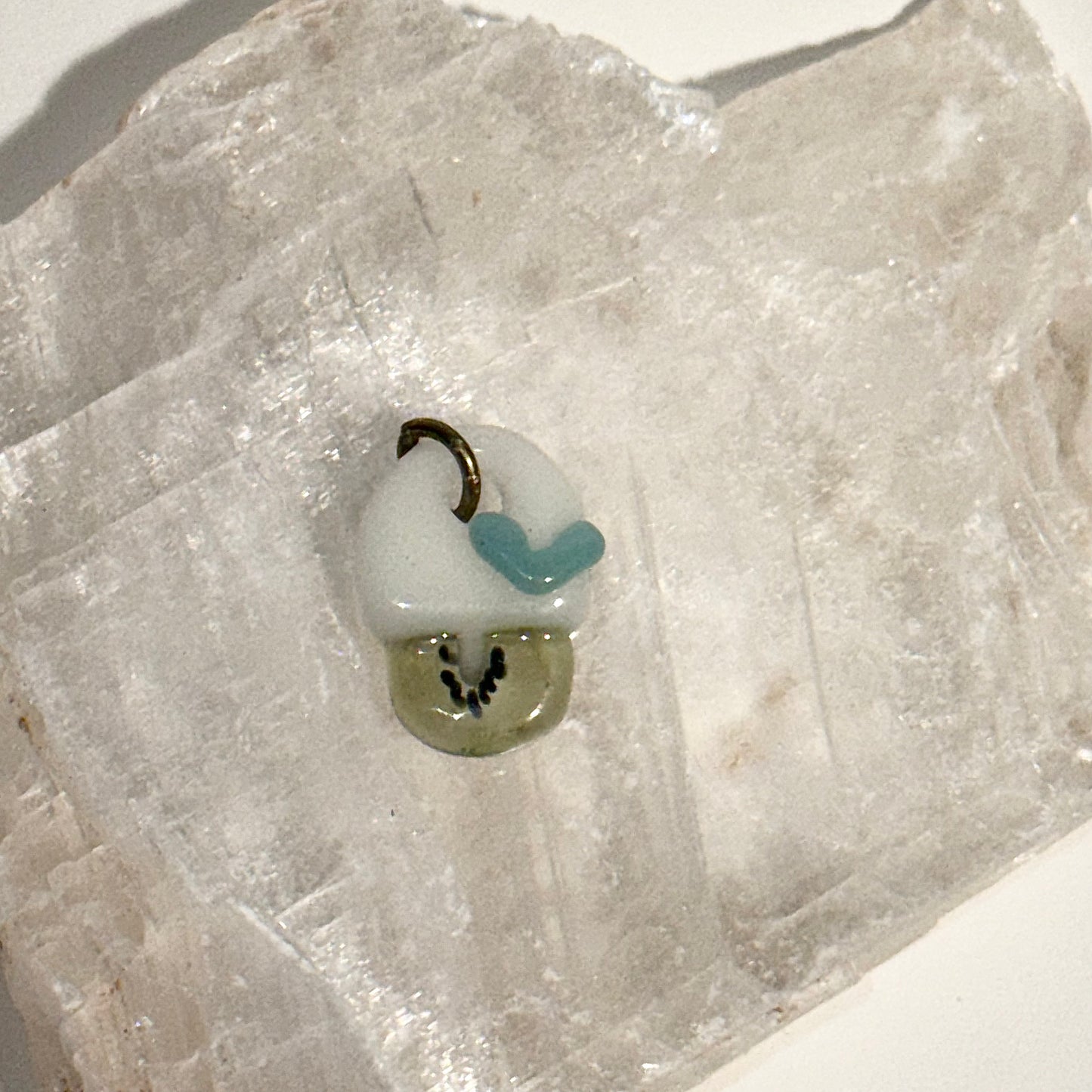 Sakibomb Electrum Mini Kiwi Pendant #1