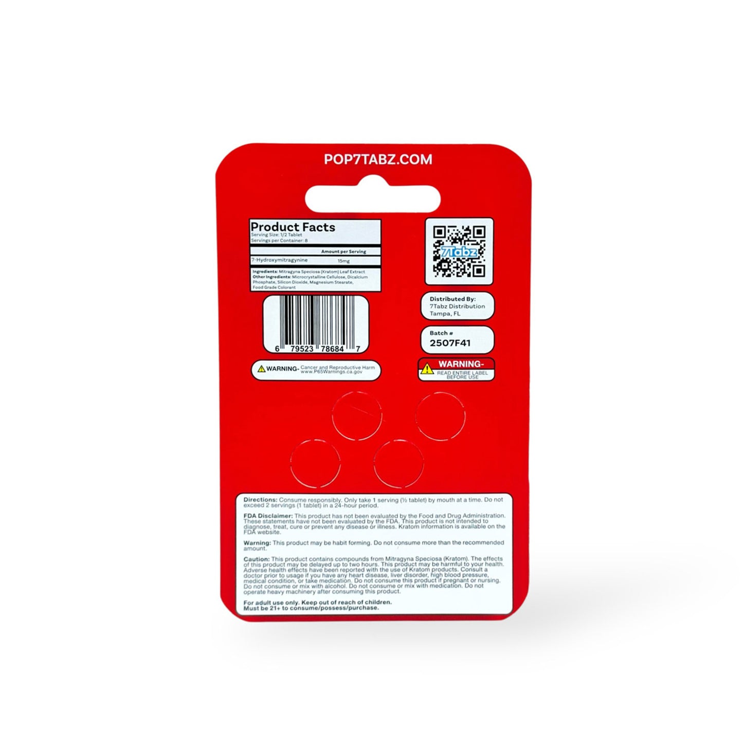 7Tabz 4 Chewable 30mg Tablets