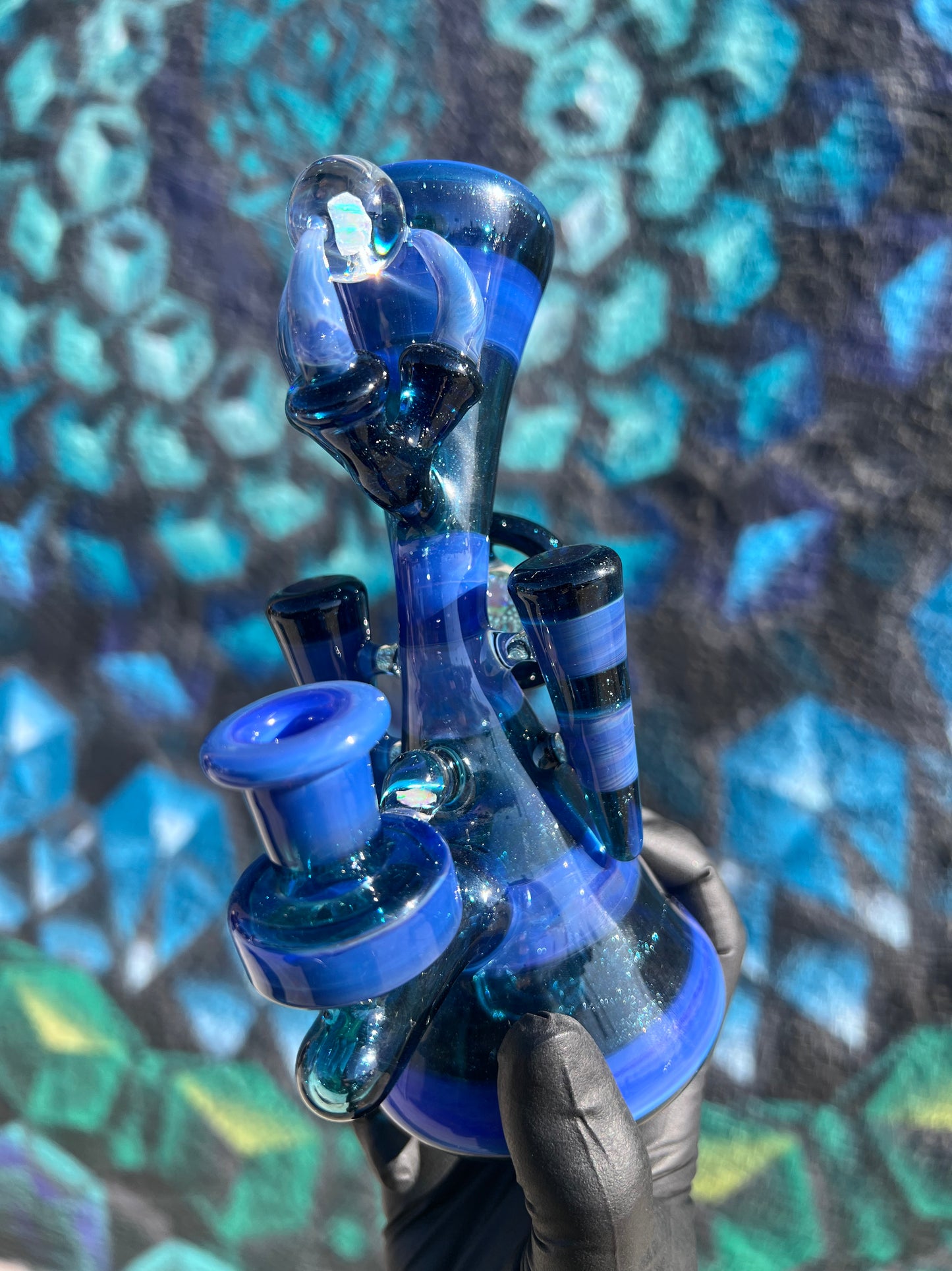 Smiley 7 Inch Mini Tube with 4 Hole Diffuser