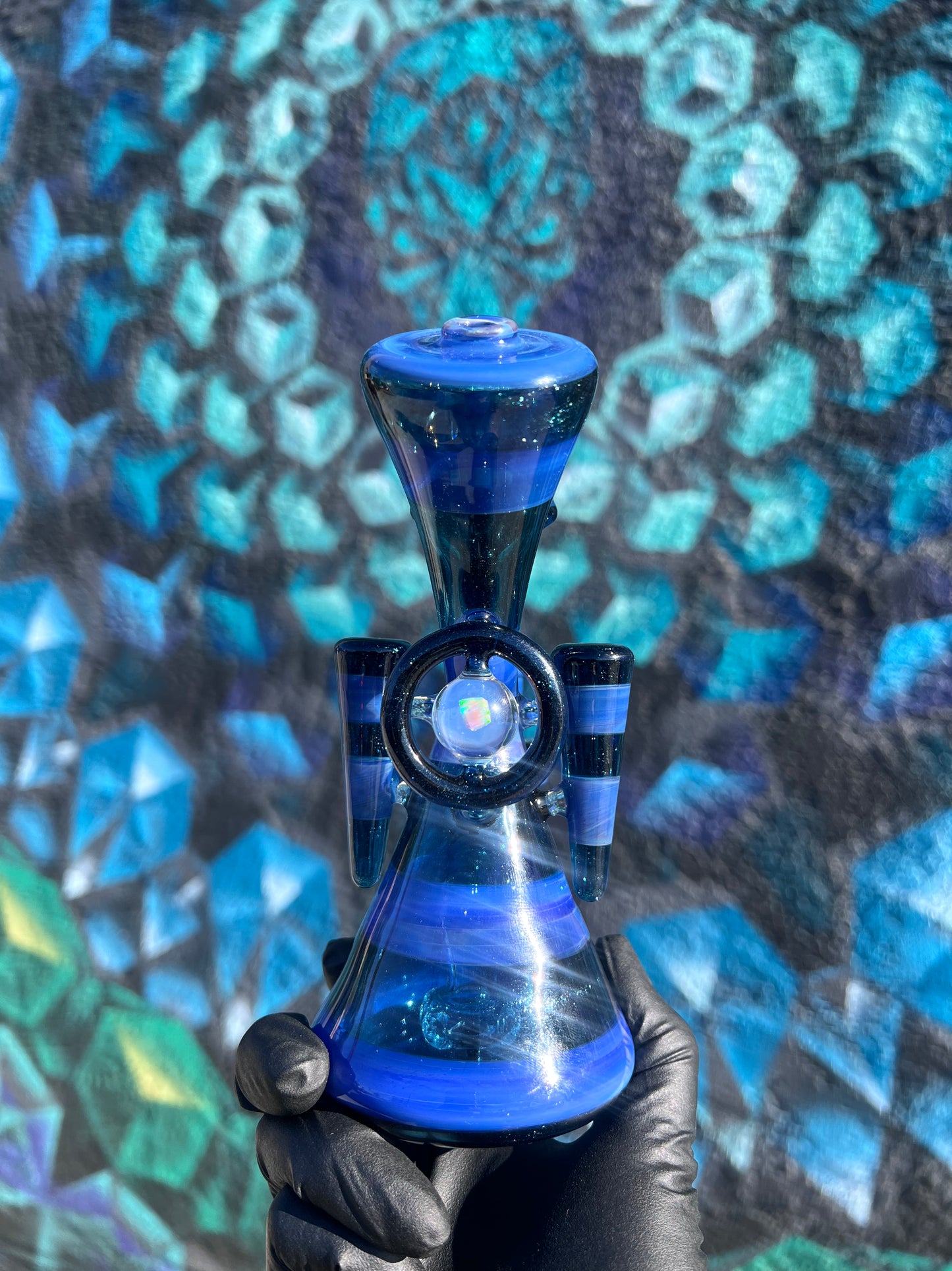 Smiley 7 Inch Mini Tube with 4 Hole Diffuser