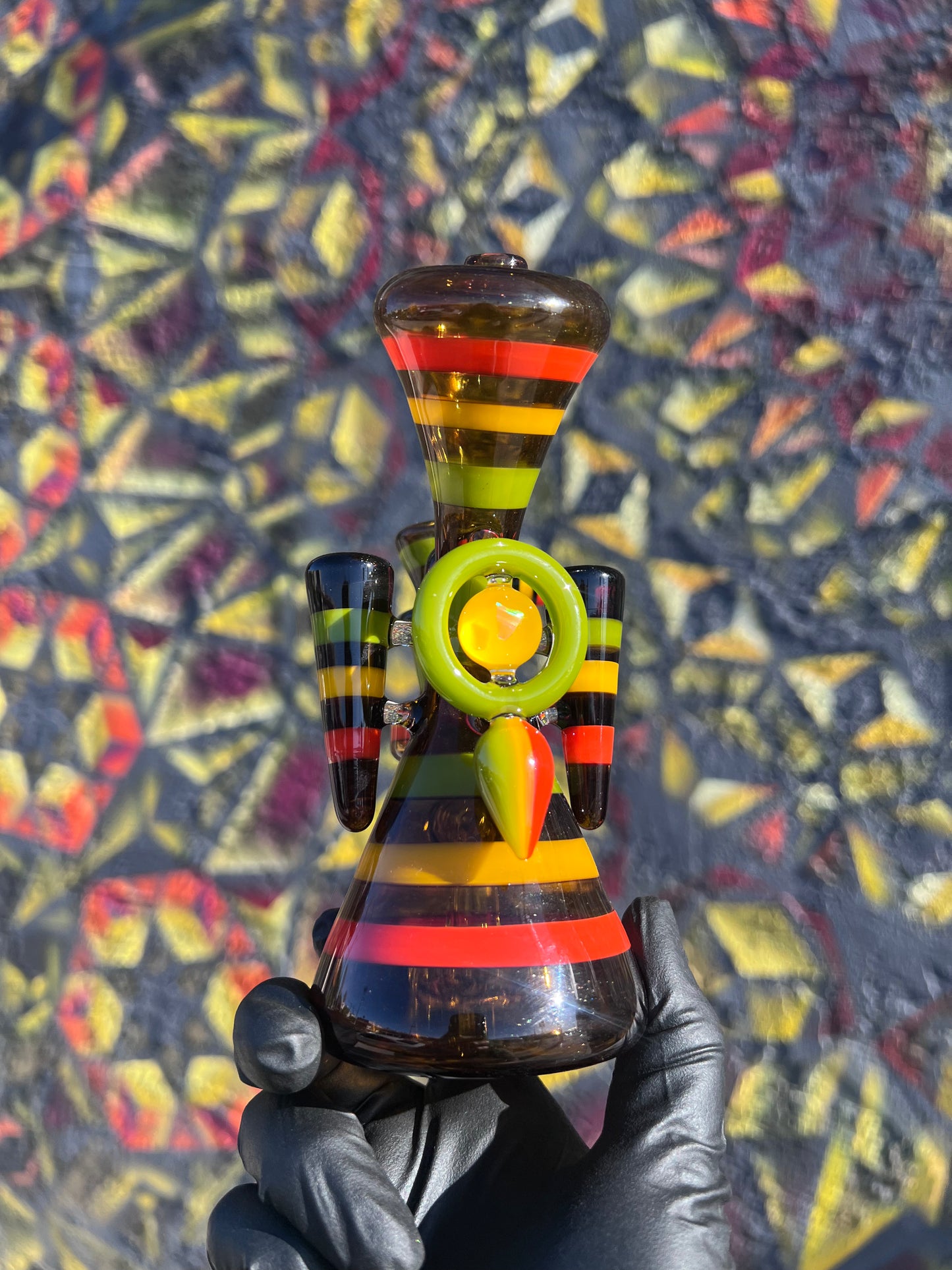 Smiley 6 Inch Mini Tube with 4 Hole Diffuser