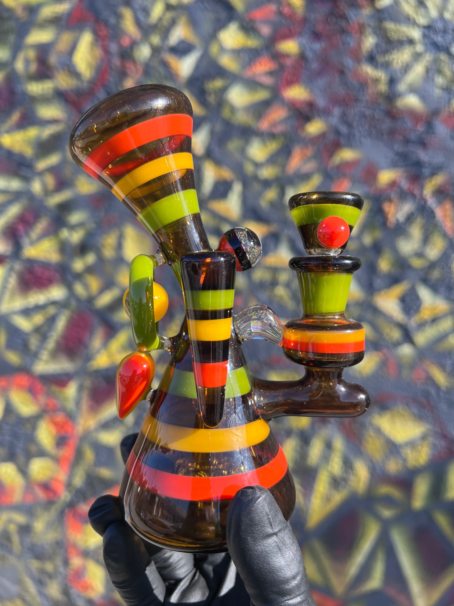 Smiley 6 Inch Mini Tube with 4 Hole Diffuser