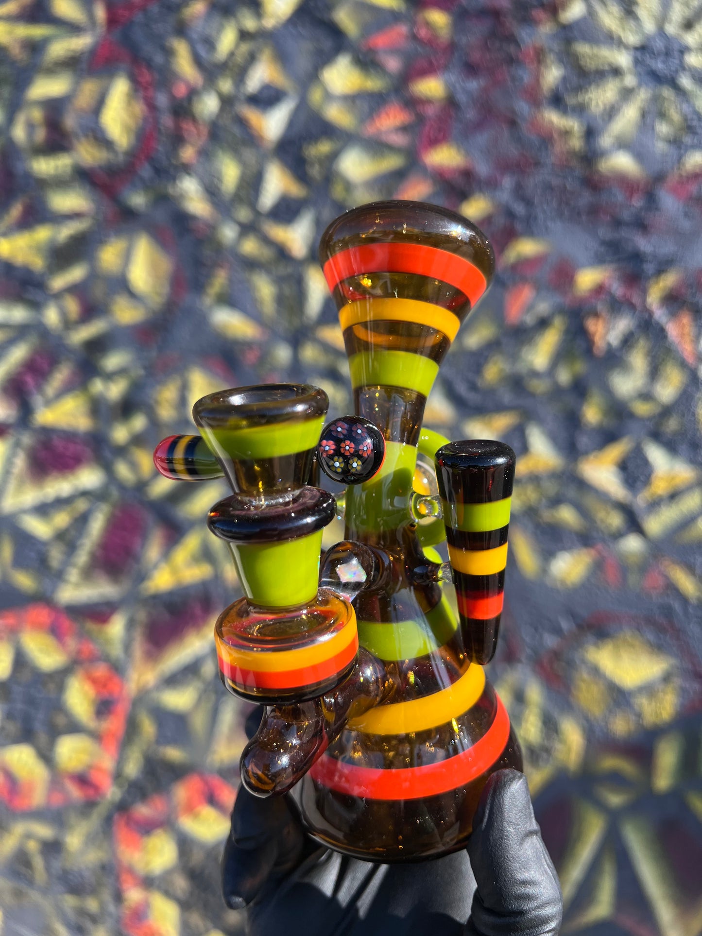 Smiley 6 Inch Mini Tube with 4 Hole Diffuser