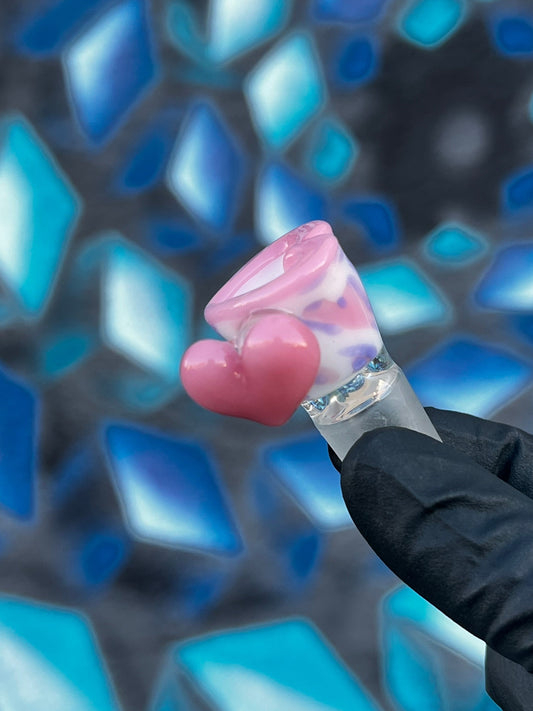 Sakibomb 14mm Pink Heart Leopard Bowl