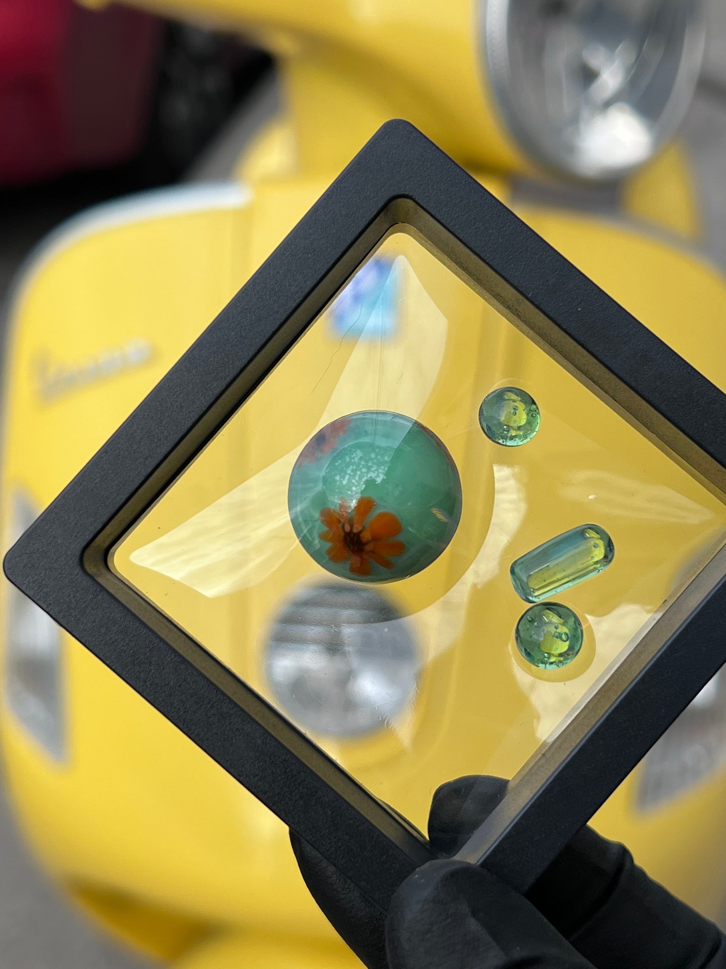 Crystal June Floral Slurper Set