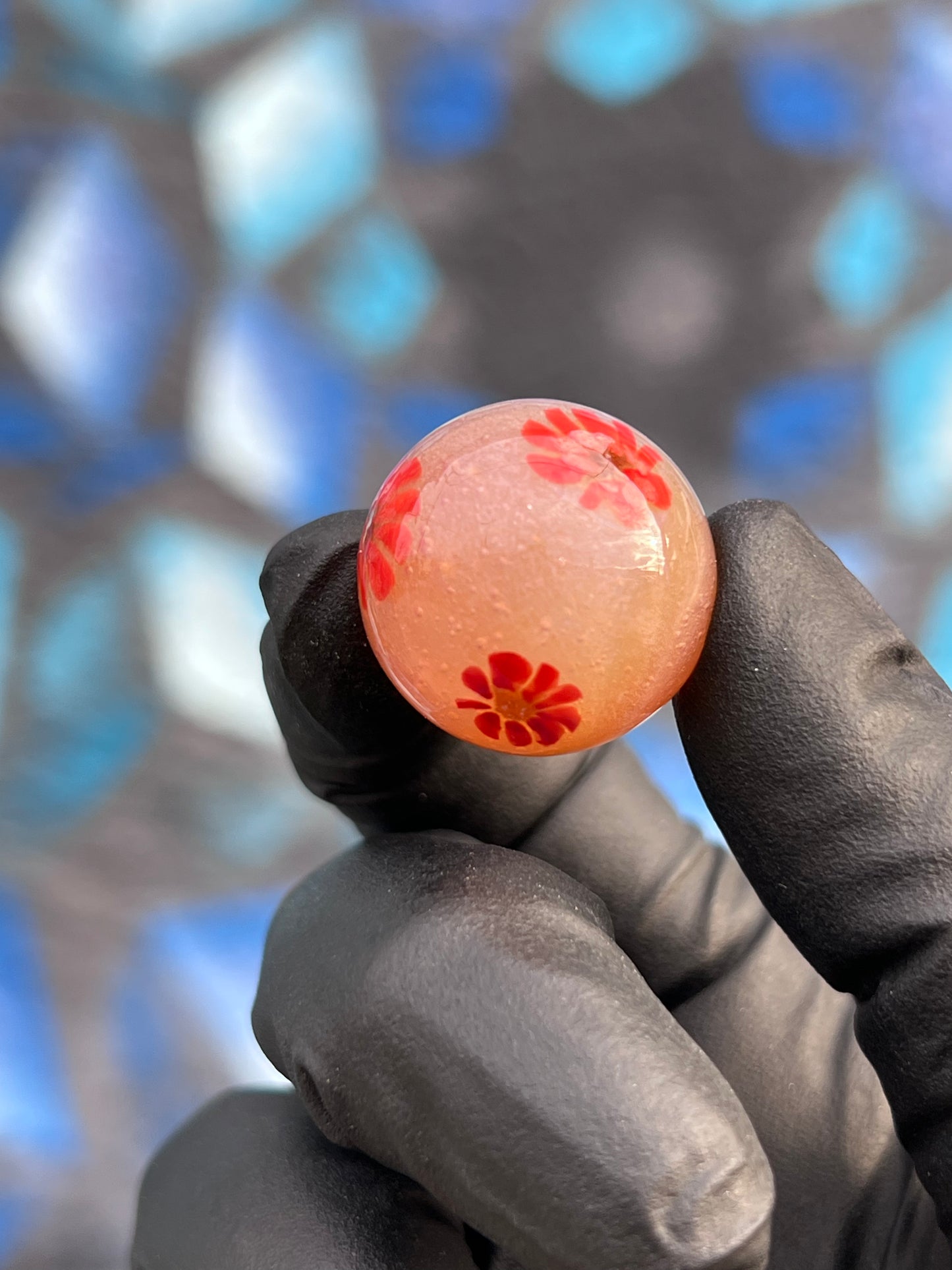 Crystal June Floral Slurper Set