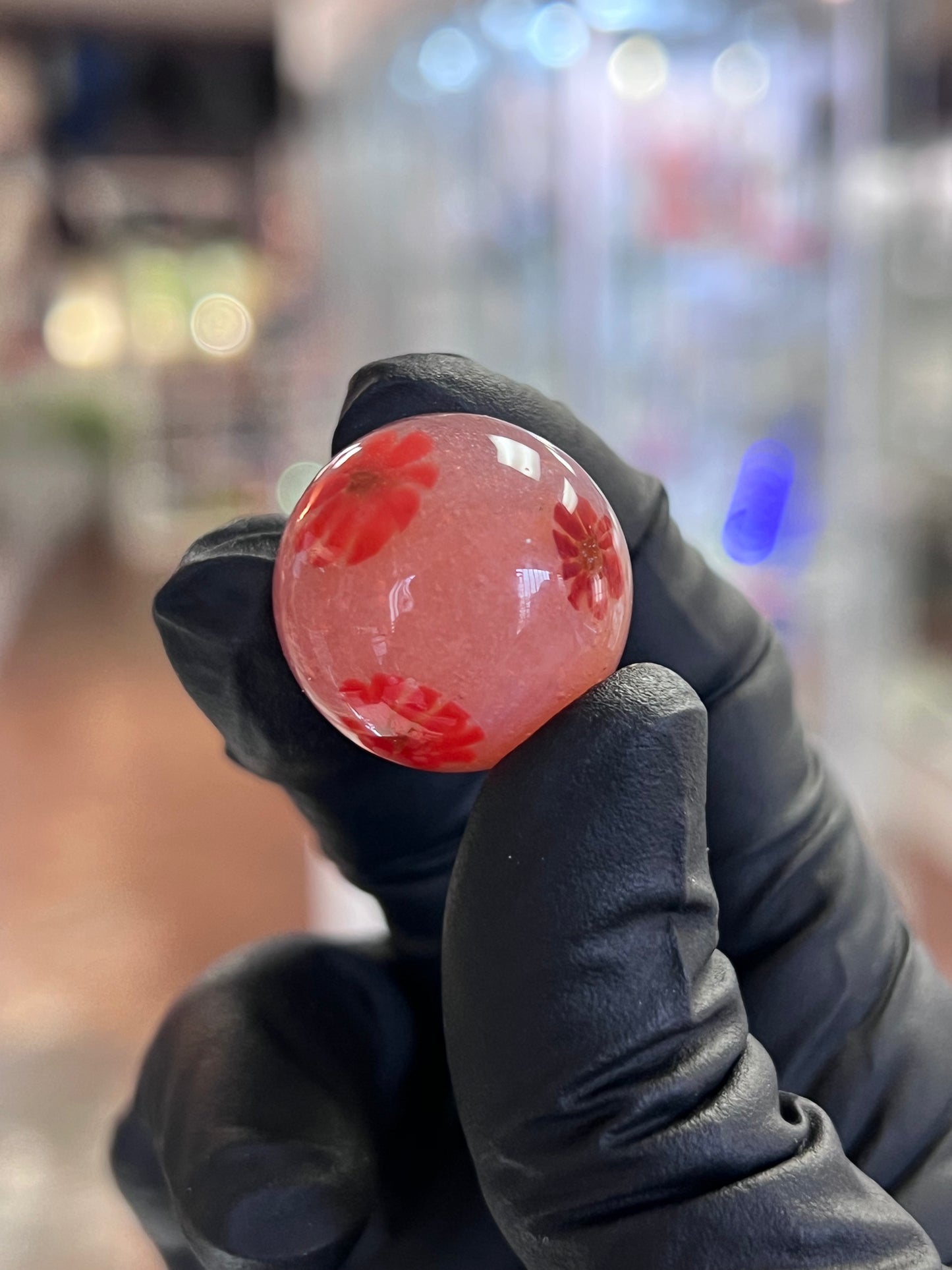 Crystal June Floral Slurper Set