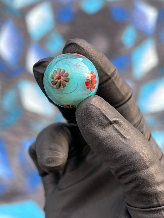 Crystal June Floral Slurper Set