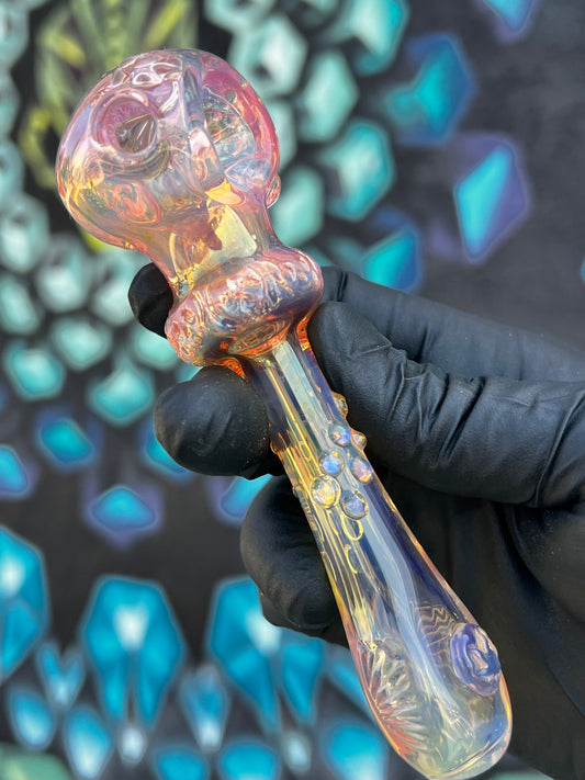 Hensley Fumed Spoon with Flattened Mouthpiece