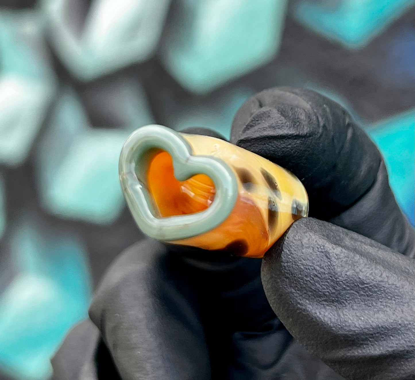 Sakibomb Leopard Heart Tip Sage 14mm