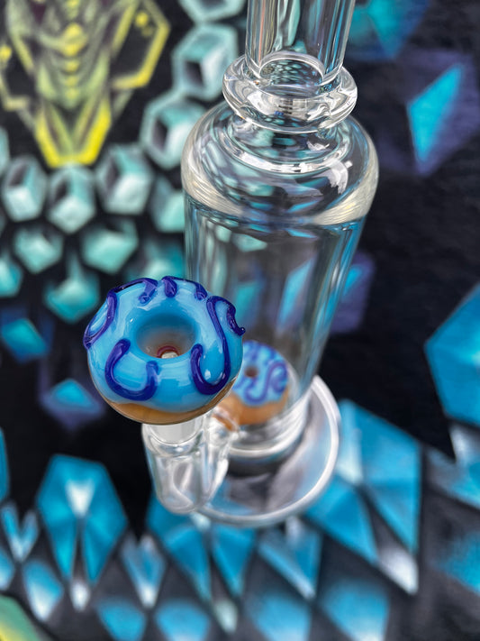 KGB Glass Stemless Donut Tube #4 13.5 Inch