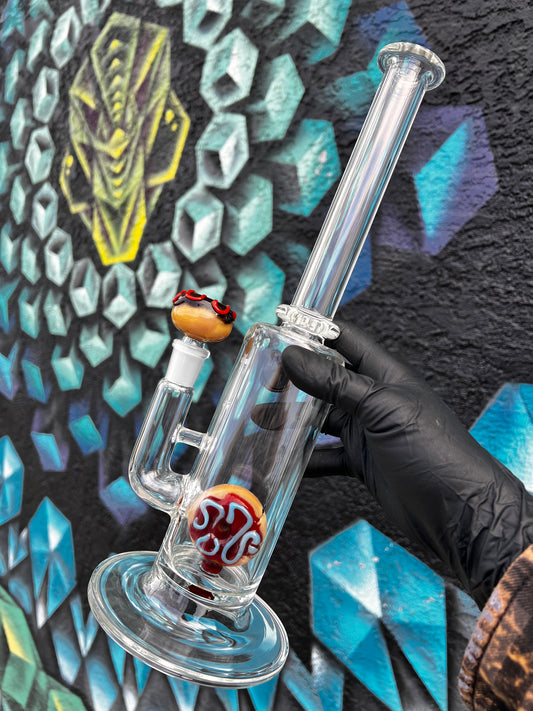 KGB Glass Stemless Donut Tube #1