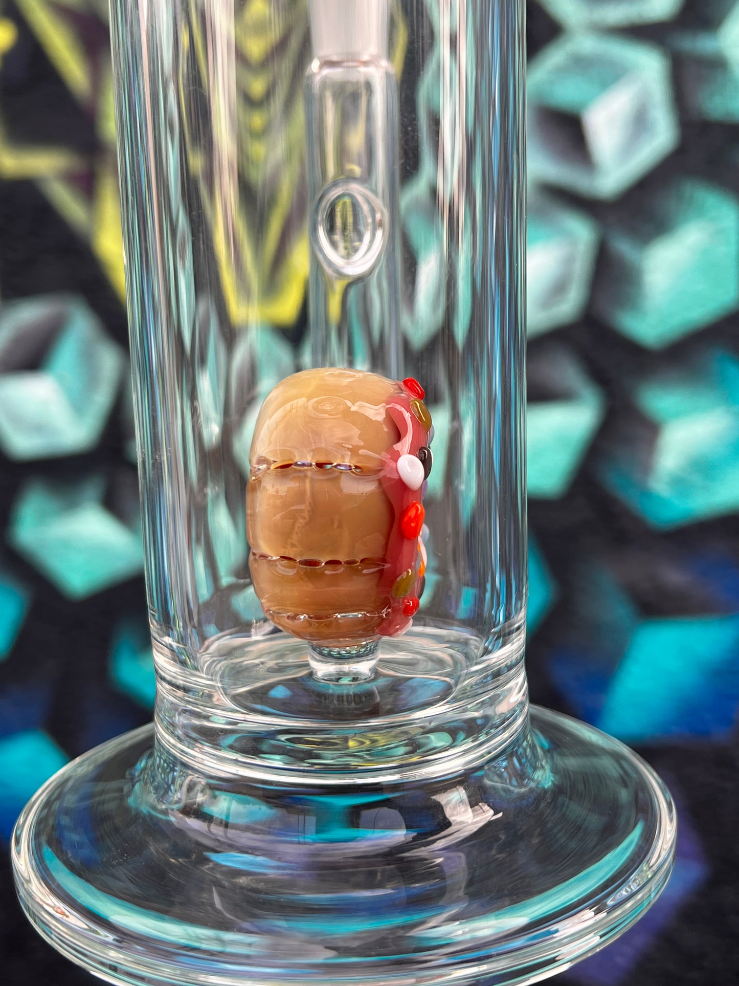 KGB Glass Stemless Donut Tube #2