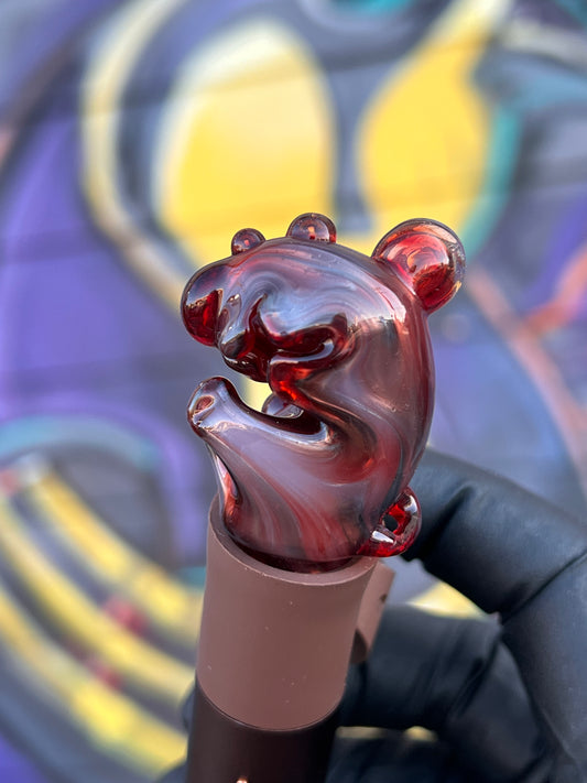 Nap Glass Pivot Purple Ruby Electrum Tentacle Top