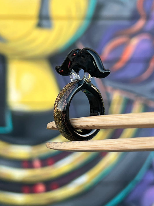 Sakibomb Mustache Joint Holder Ring # 10 Size 9