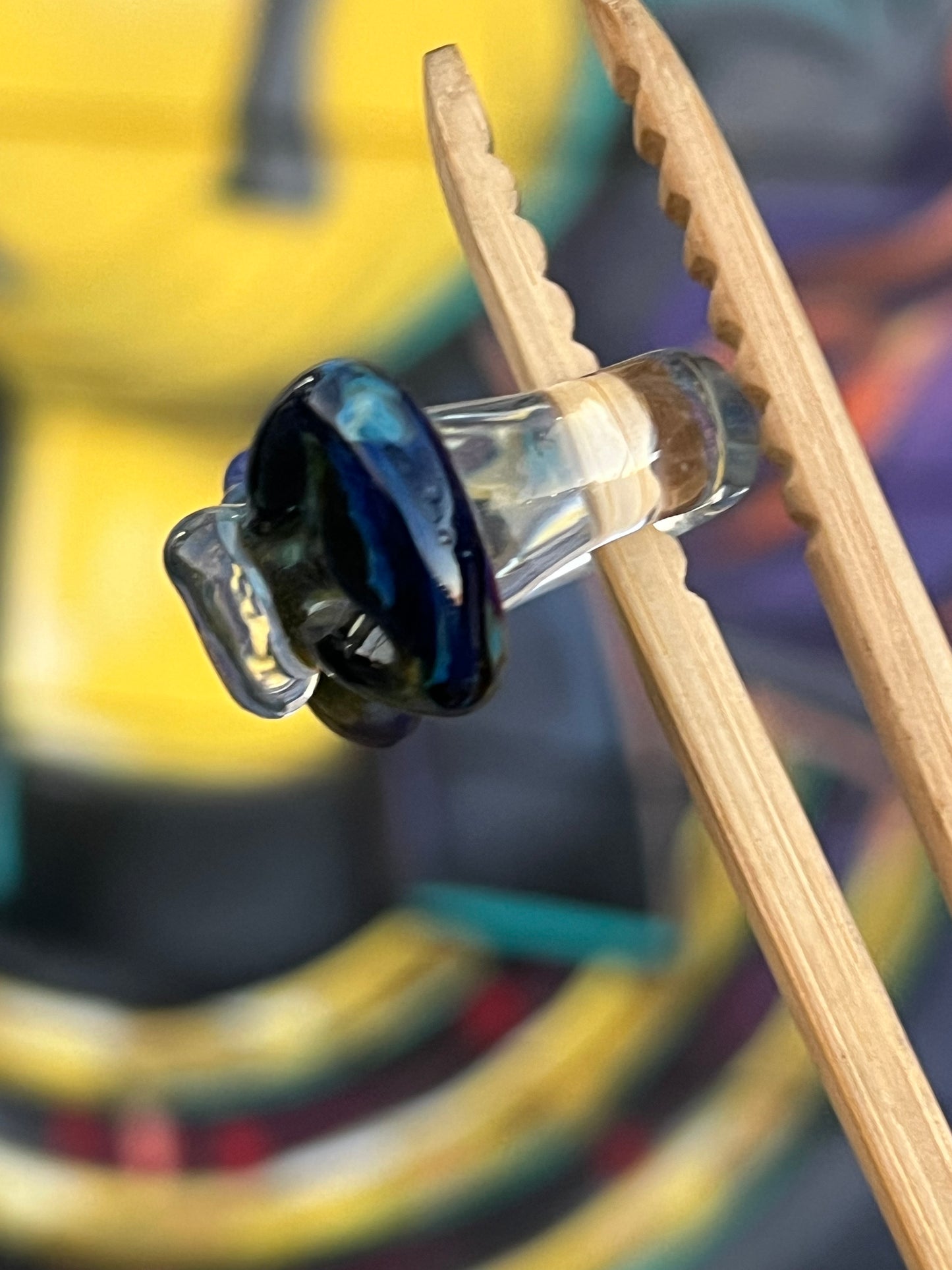 Sakibomb Bow Glass Ring #1 Size 8.5