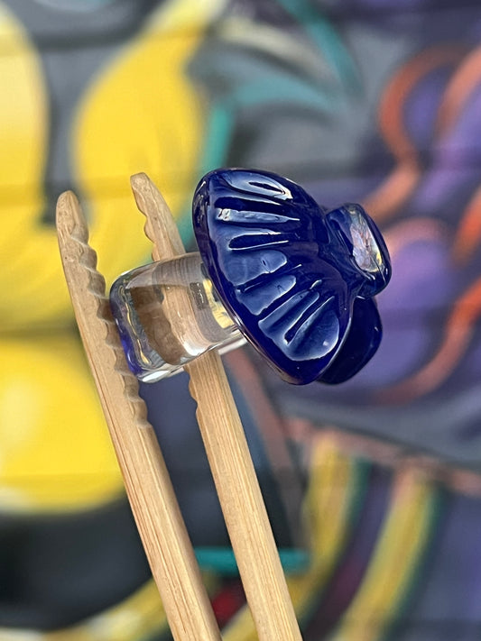 Sakibomb Bow Glass Ring # 5 Size 6