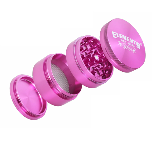 Element Pink 2.5'' 4 Piece Grinder