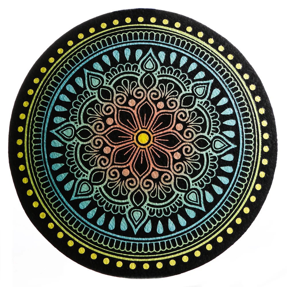 "Les Fleurs" Circle Moodmat