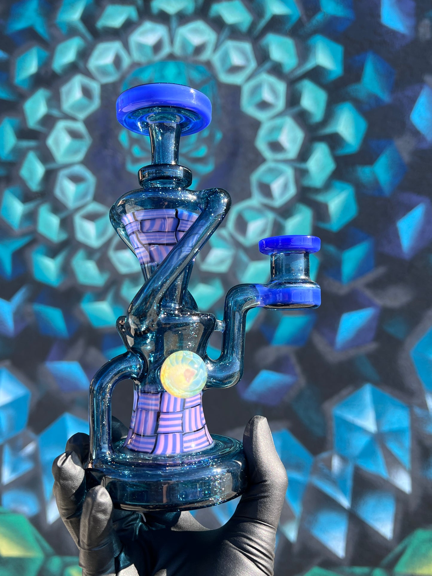 Smiley 8 Inch Dual Uptake Recycler