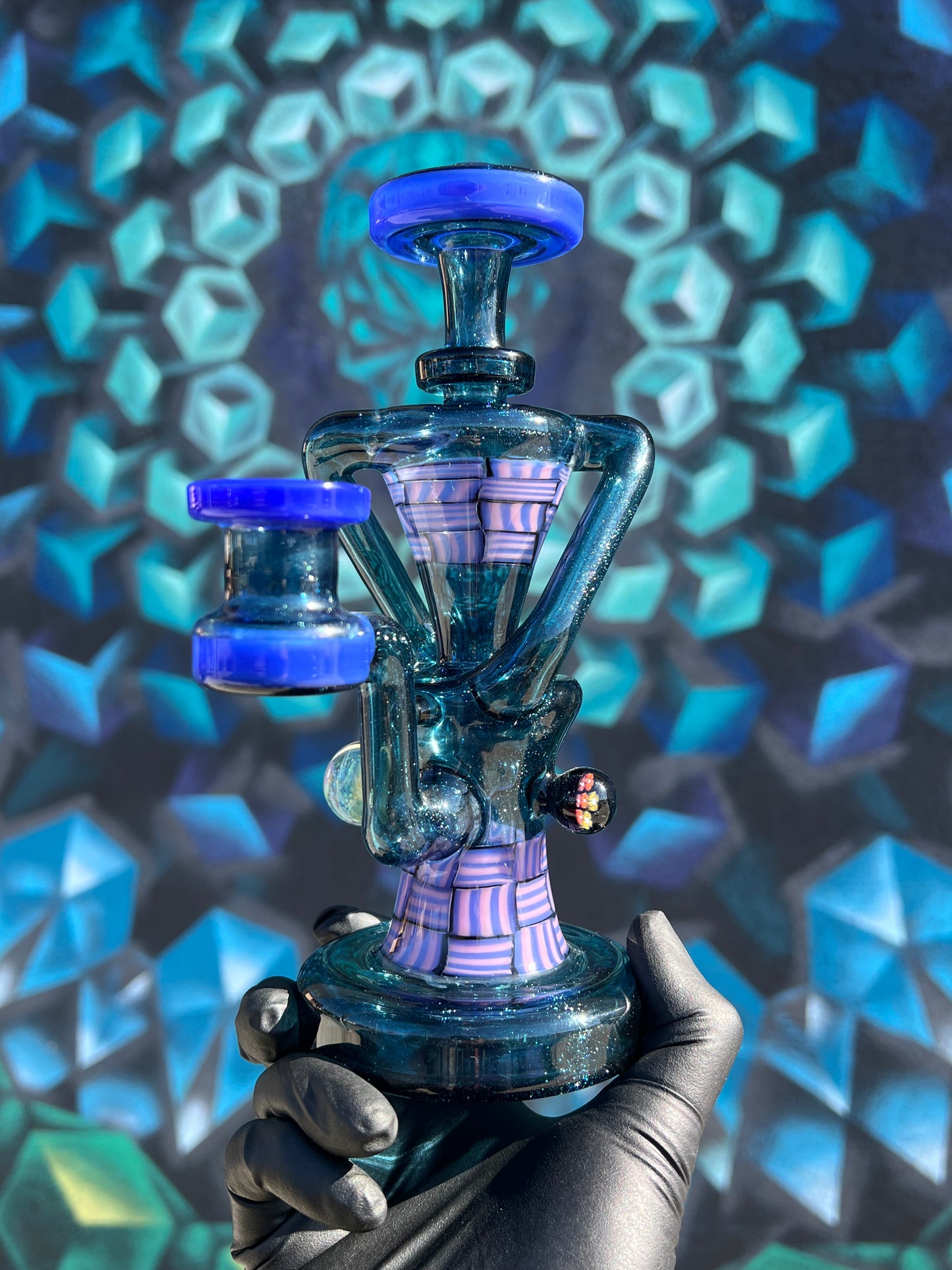 Smiley 8 Inch Dual Uptake Recycler