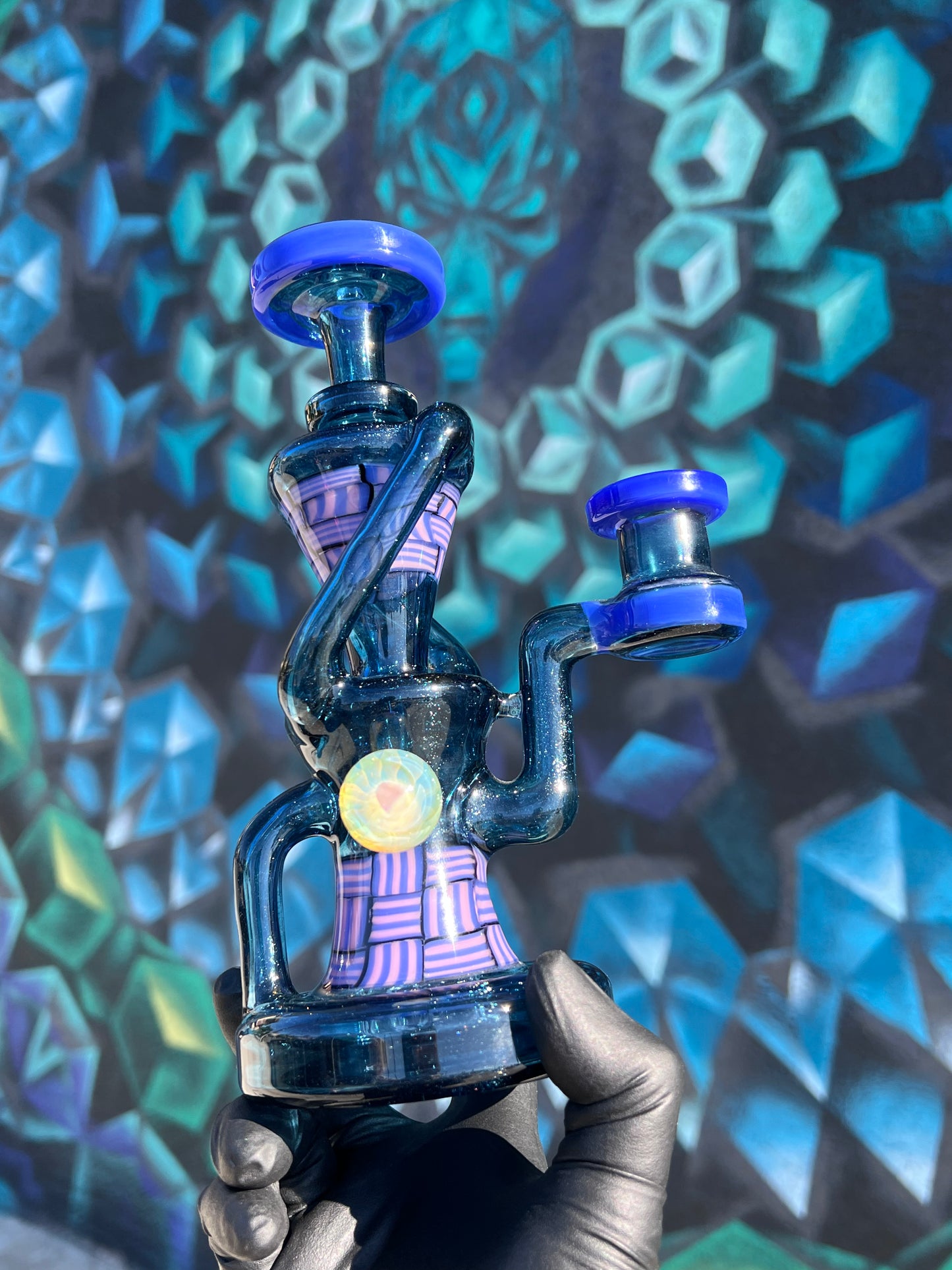 Smiley 8 Inch Dual Uptake Recycler