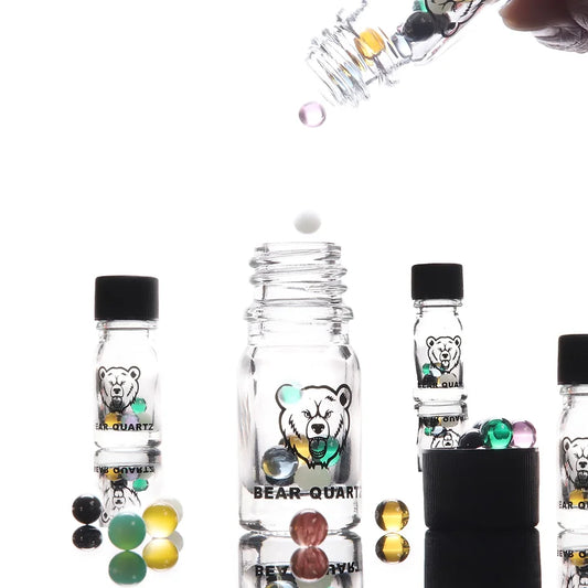 Bear Quartz Pearls-3mm Pearl Jar (12ct)