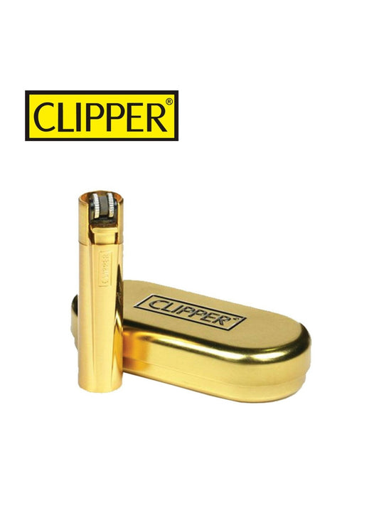 Gold Plated Metal Clipper Lighter