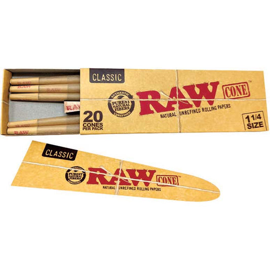 Raw Cones Classic 1 1/4 20 Pack