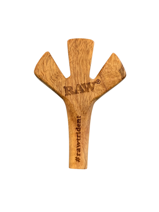 Raw Wooden Holder - Trident