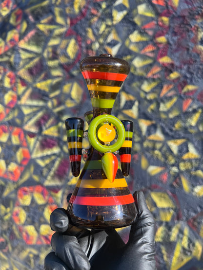 Smiley 6 Inch Mini Tube with 4 Hole Diffuser