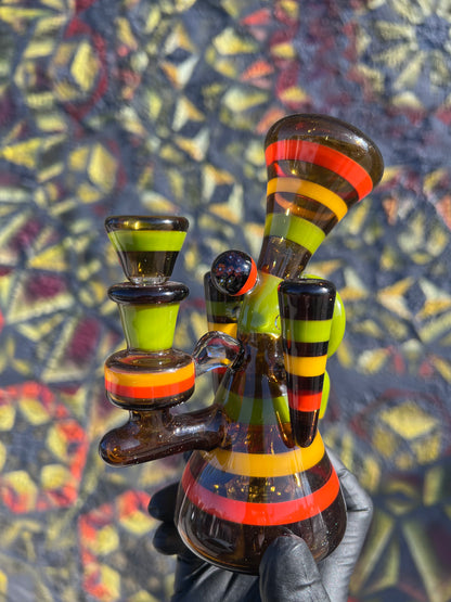 Smiley 6 Inch Mini Tube with 4 Hole Diffuser