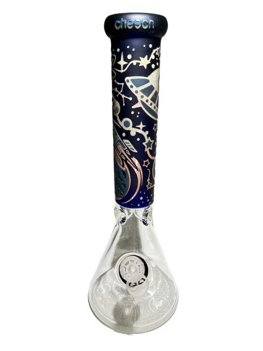 Cheech Glass 14.5'' Sandblasted Aliens