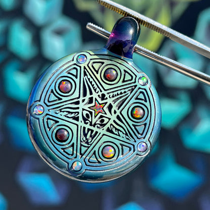 Dwreck Eleven Of Opal Pendant