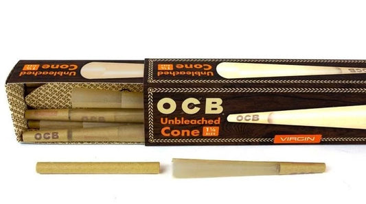 OCB 1 1/4 Unbleached Cones 32 count