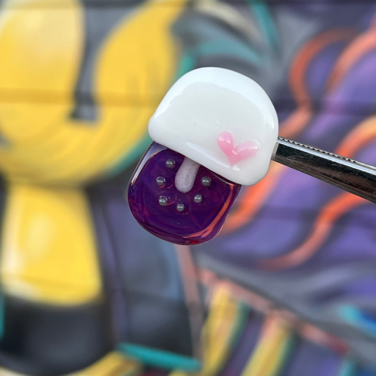 Sakibomb Stargazer Kiwi with Pink Heart Pendant