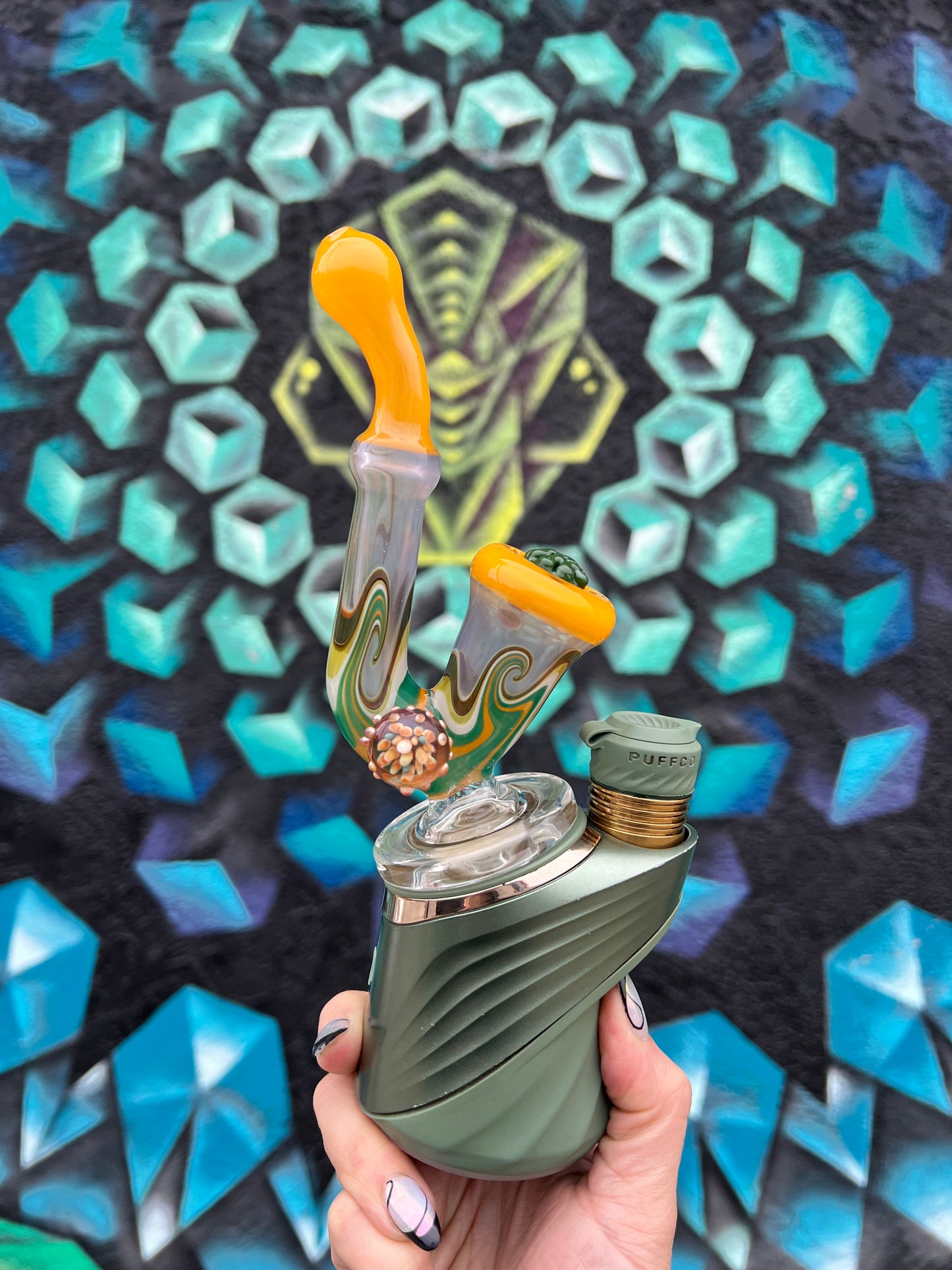 Chad G Puffco Peak Dry Attachment "Sherlock"