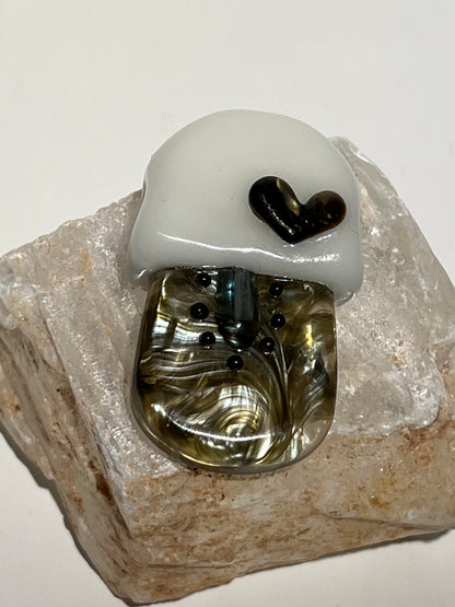 Sakibomb Electrum Kiwi Pendant