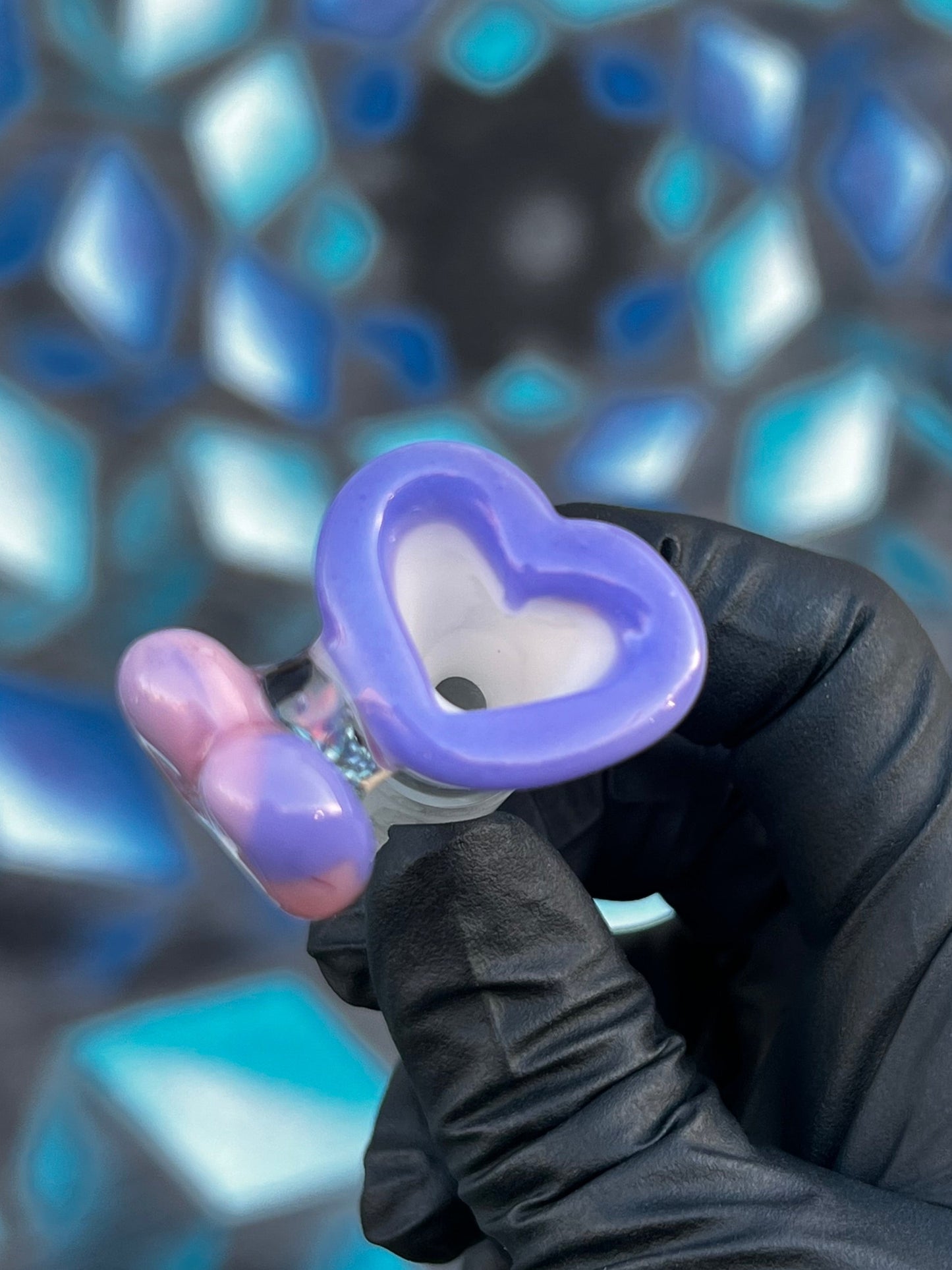 Sakibomb 14mm Purple Heart Leopard Bowl