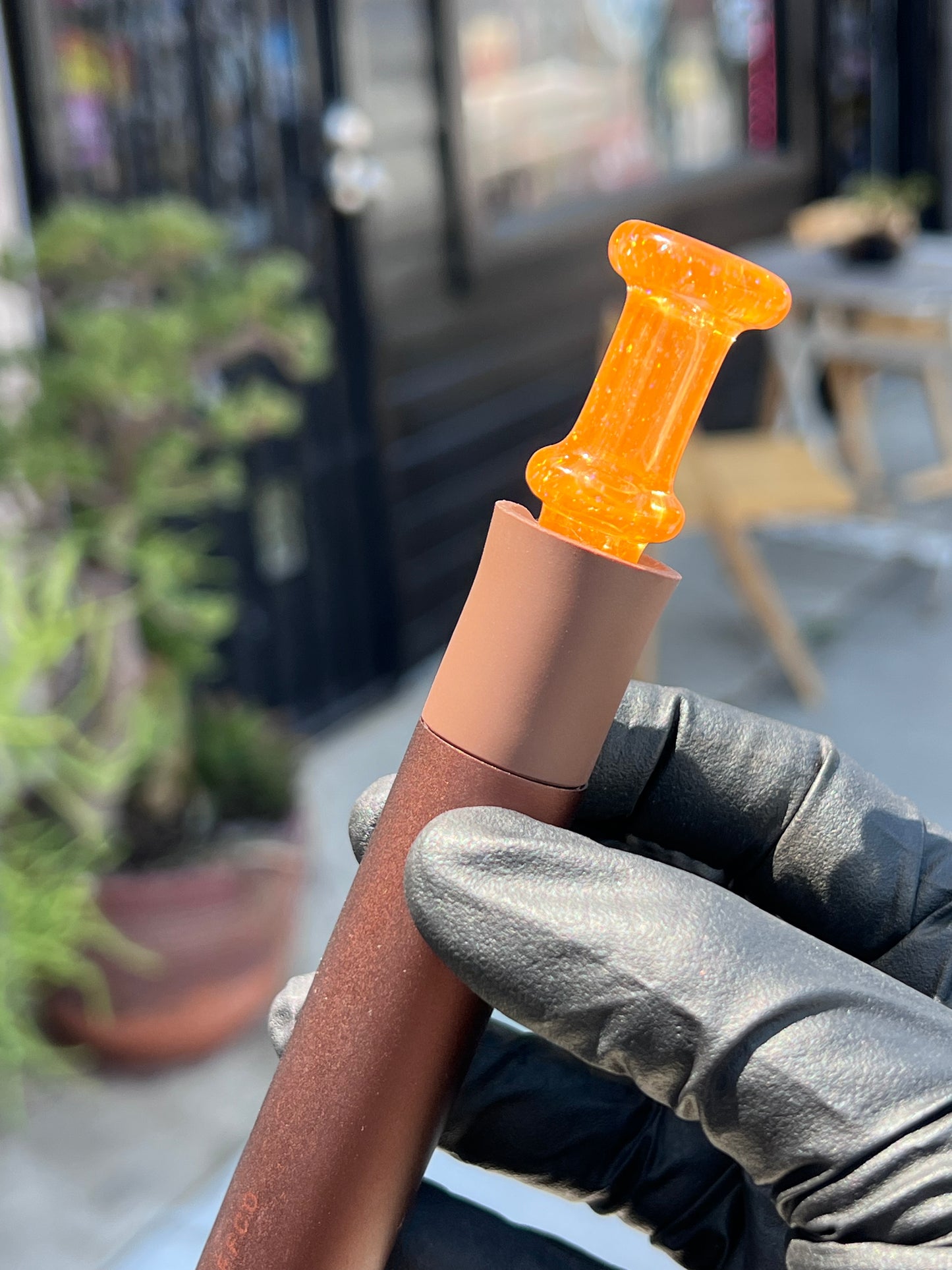OJ Flame Crushed Opal Pivot Mouthpiece