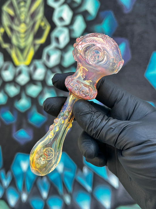 Hensley Fumed Spoon with Flattened Mouthpiece