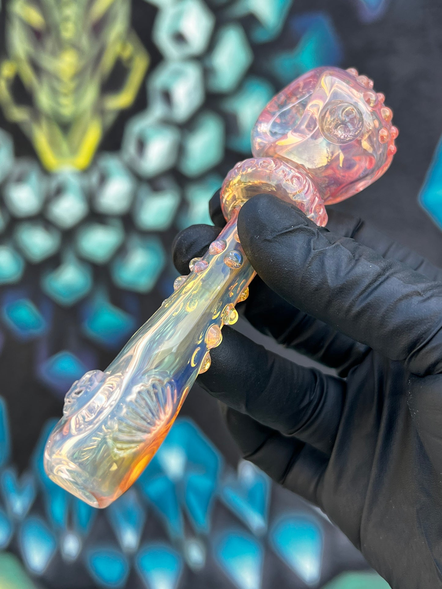 Hensley Fumed Spoon with Flattened Mouthpiece