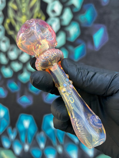 Hensley Fumed Spoon with Flattened Mouthpiece