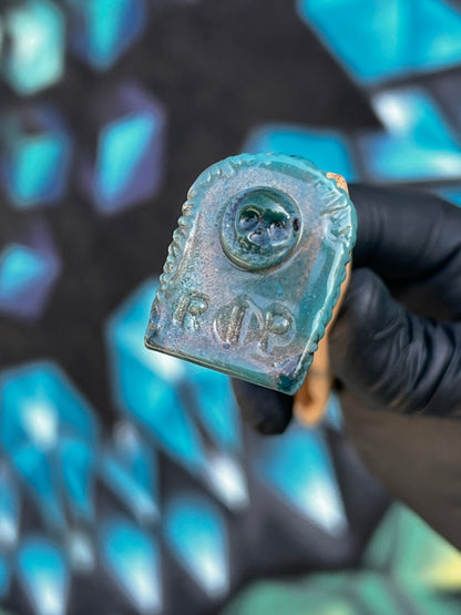 Hensley RIP Tombstone Pendant