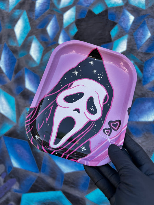 Ghost Face Pink Mini Tray