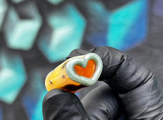 Sakibomb Leopard Heart Tip Sage 14mm