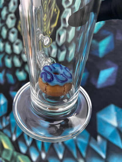 KGB Glass Stemless Donut Tube #4 13.5 Inch