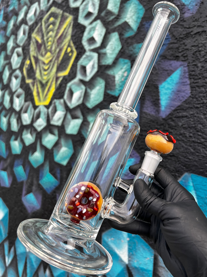 KGB Glass Stemless Donut Tube #1