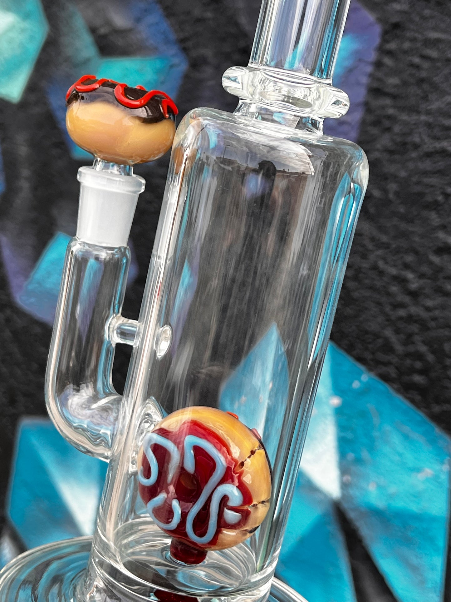 KGB Glass Stemless Donut Tube #1
